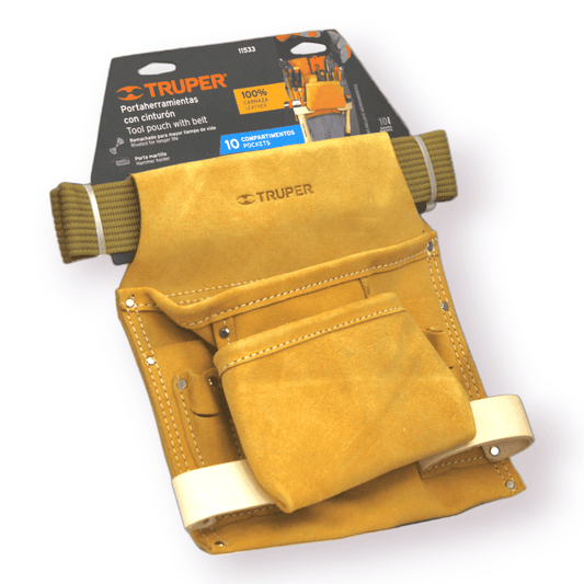 CINTURON PORTA HERRAMIENTAS 10 COMPARTAMIENTOS TRUPER