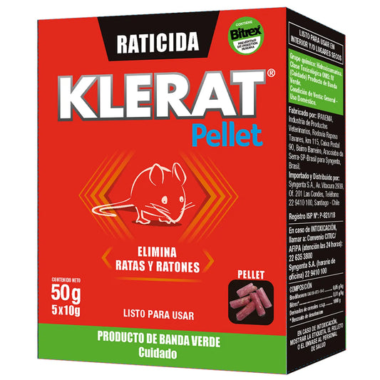 TANAX RATICIDA PELLETS 50GR / KLERAT