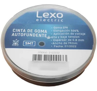 CINTA DE GOMA AUTOFUNDENTE LEXO 5 MTS