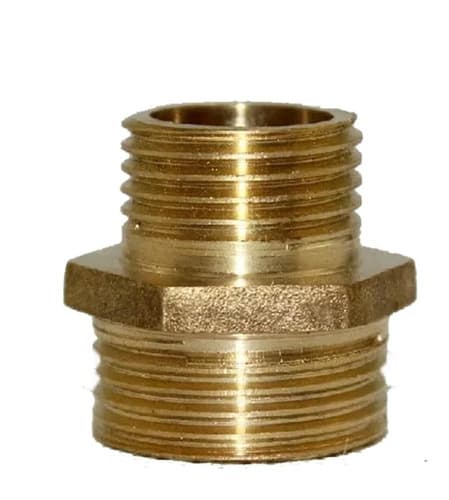 NIPLE HILO BRONCE REDUCCION HE 3/4 X 1/2