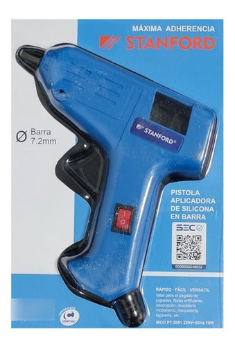 PISTOLA SILICONA 10W CON INTERRUPTOR STANFORD