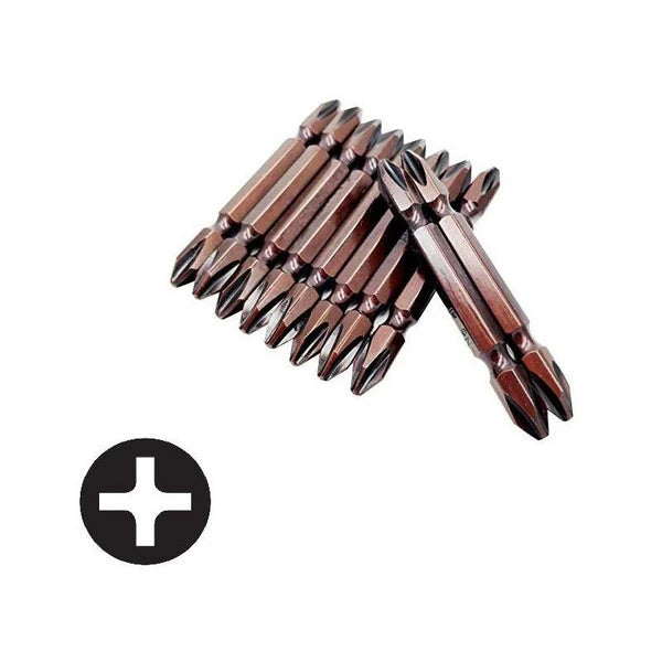 PUNTA DOBLE PHILLIPS PH2 MAGNETICA 1/4 X UNIDAD