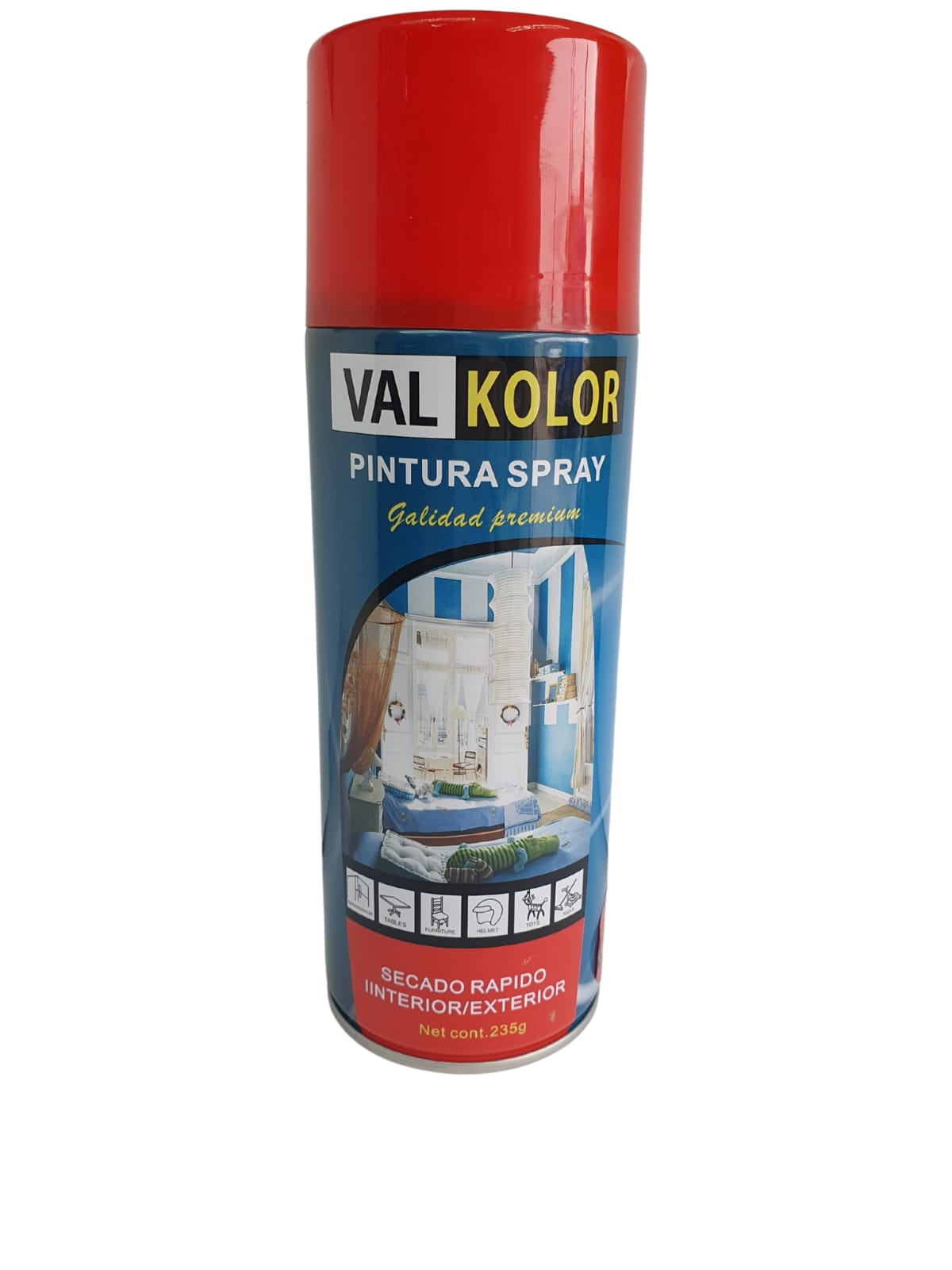 PINTURA SPRAY ROJO VIVO VALKOLOR 250 GR