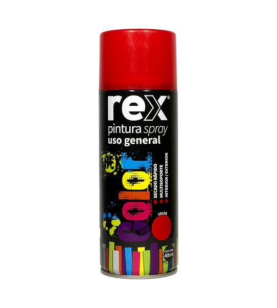 REX PINTURA SPRAY ROJO 400 ML