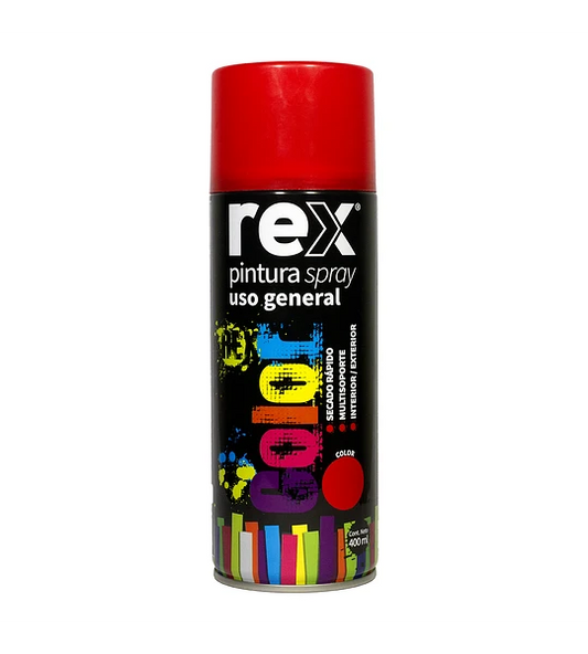 REX PINTURA SPRAY ROJO 400 ML