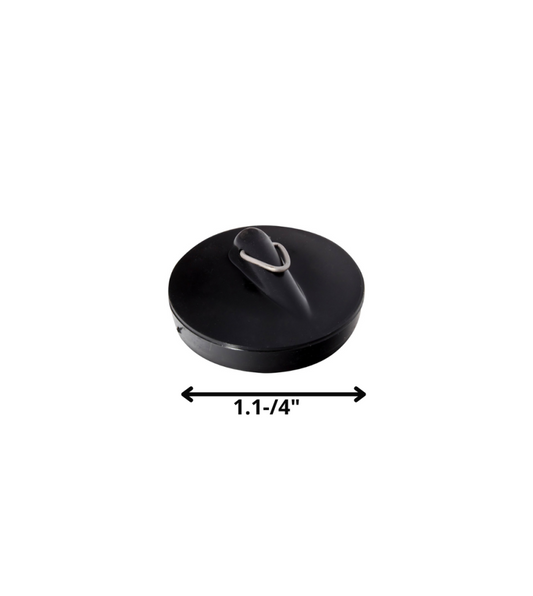 TAPON DE GOMA NEGRO 1.1/4