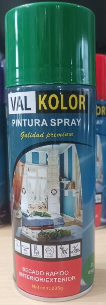 PINTURA SPRAY VERDE VALKOLOR 250 GR